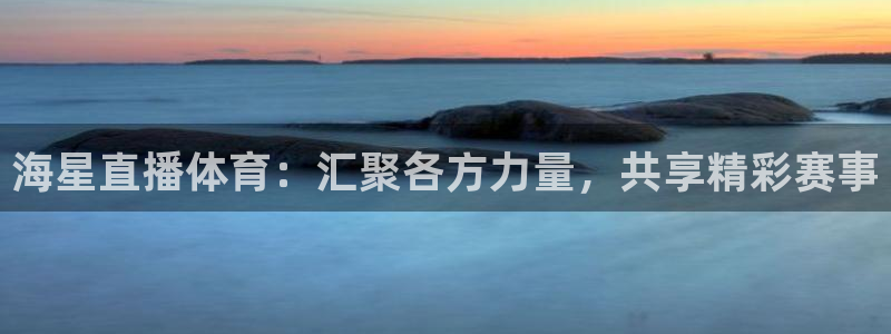 海星直播体育：汇聚各方力量，共享精彩赛事