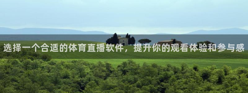 选择一个合适的体育直播软件，提升你的观看体验和参与感